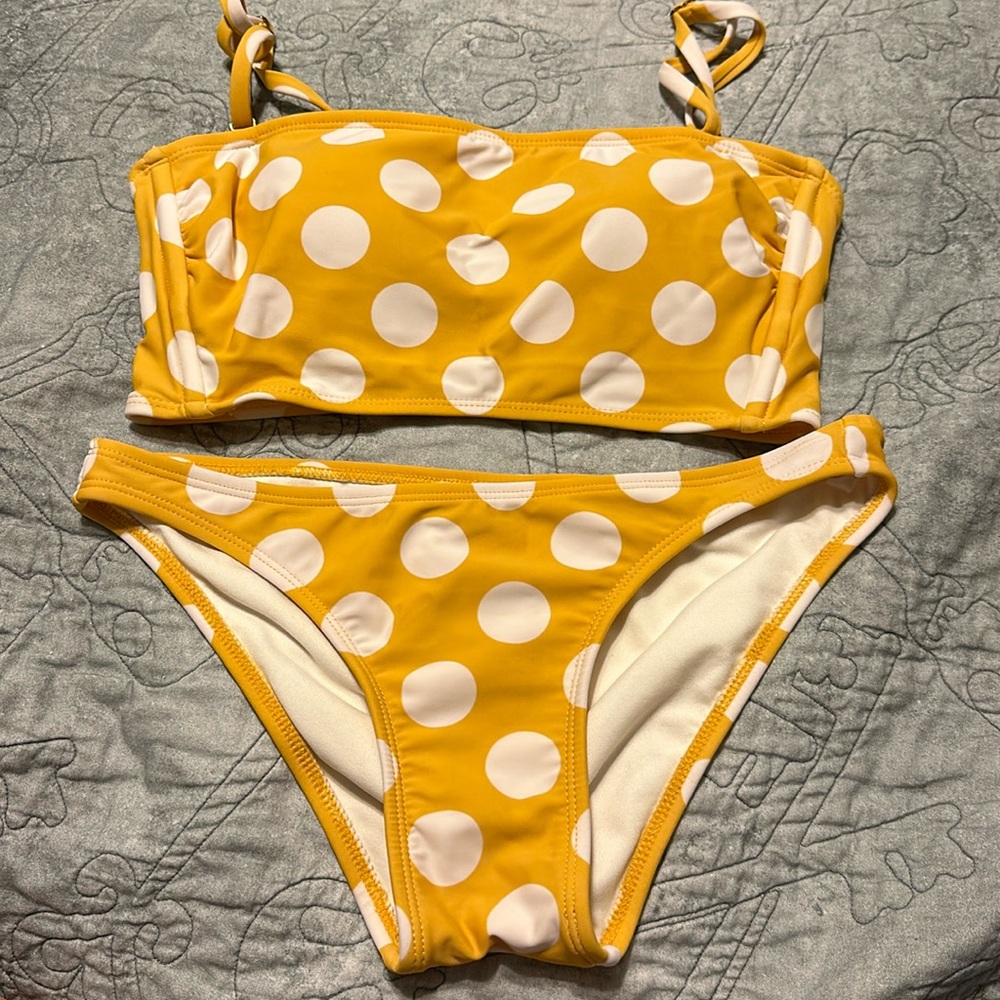 Yellow Polka Dot Bikini